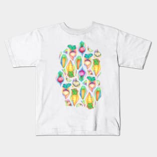 Rainbow Vegetables Kids T-Shirt